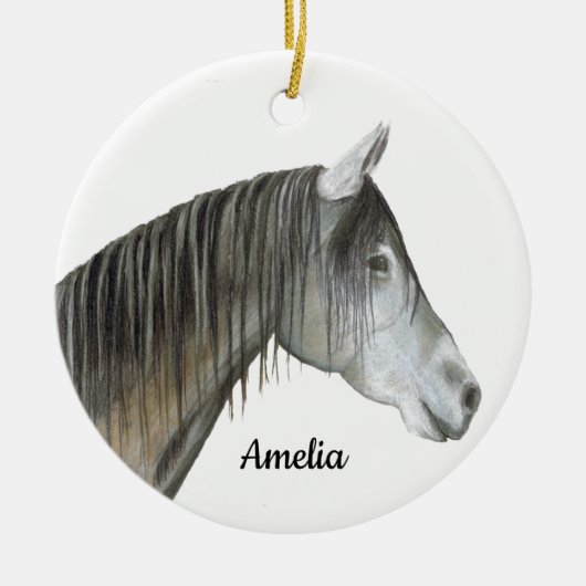Paard Keramisch Ornament (Voorkant)