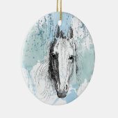Paard Keramisch Ornament (Rechts)