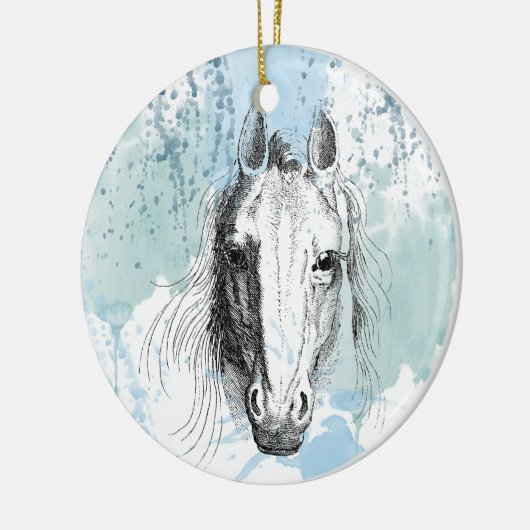 Paard Keramisch Ornament (Links)