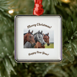 Paard Keramische Versiering Paard Liefhebber Kerst Metalen Ornament