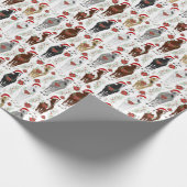 Paard Kerst Inpakpapier (Hoek)