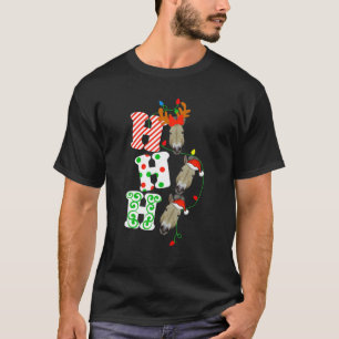 Paard Kerst Rijden Liefhebber Cadeau Grappig Voor T-shirt