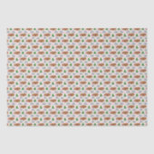 Paard Kerst Tissue Papier (Voorkant)