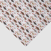 Paard Kerst Tissue Papier (Detail)