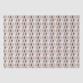 Paard Kerst Tissue Papier (Voorkant)