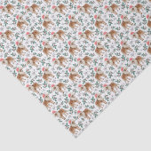 Paard Kerst Tissue Papier (Detail)