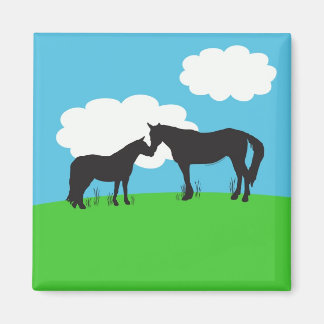 Paard Kisses Magnet