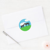 Paard Kisses Sticker (Envelop)