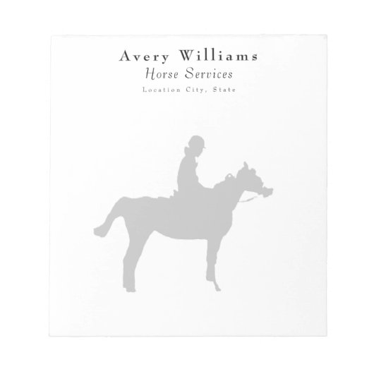 Paard Klein Notitieblok (Voorkant)