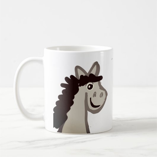 Paard Koffiemok (Links)