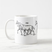 Paard Koffiemok (Links)