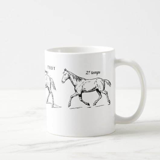 Paard Koffiemok (Rechts)