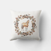 Paard Krans Worp Kussen (Achterkant)