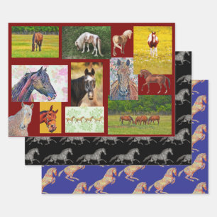 Paard Kunst Paard Liefhebber Inpakpapier Ambachtsp Vel