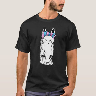 Paard Lgbt Q Schattig Dier Transgender Pride Tran T-shirt