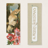 Paard LIEFDE Nota of Gift labels Mini Visitekaartjes (Voorkant /achterkant)