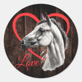 Paard Liefde Stickers (Voorkant)