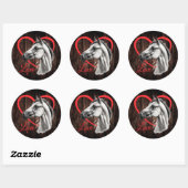 Paard Liefde Stickers (Vel)