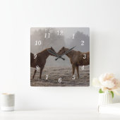 Paard Liefde Wandklok (Huis)