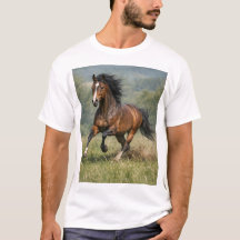 Paard Liefhebber Cadeau Rennend Paard Stijl T-Shir