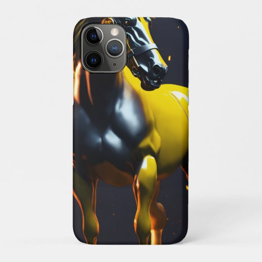 Paard Logo iPhone 11 Barely There Hoesje (Achterkant)