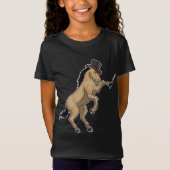 Paard Magician Toverstaf T-shirt (Voorkant)