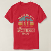 Paard Man Myth Legend Papa Pommel Horse Amazing Gy T-shirt (Design voorkant)