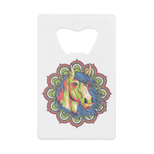 Paard Mandala Creditkaart Flessenopener