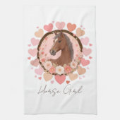 Paard meisje Valentijn Theedoek (Verticaal)