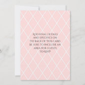 Paard meisje verjaardag kaart (Achterkant)