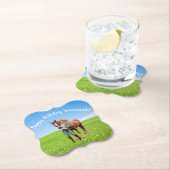 Paard Meisje Verjaardag Viering Speciaal Bericht Kartonnen Onderzetters (Insitu)