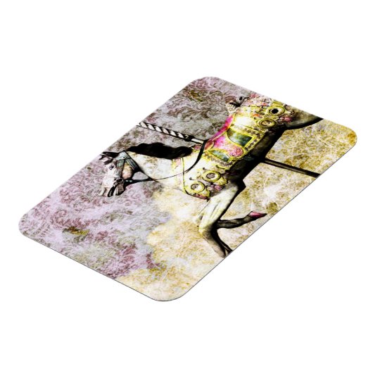  paard Merry-Go-Round Magnet Magneet (Linkerzijde)