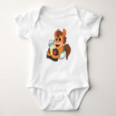 Paard met babyfles romper (Voorkant)