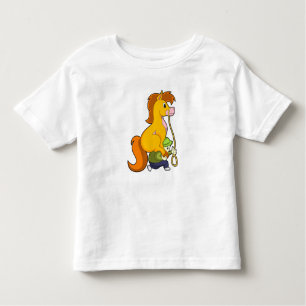 Paard met Boy.PNG Kinder Shirts