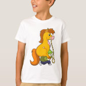 Paard met Boy.PNG T-shirt (Voorkant)