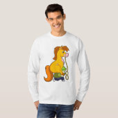 Paard met Boy.PNG T-shirt (Voorkant volledig)