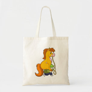 Paard met Boy.PNG Tote Bag