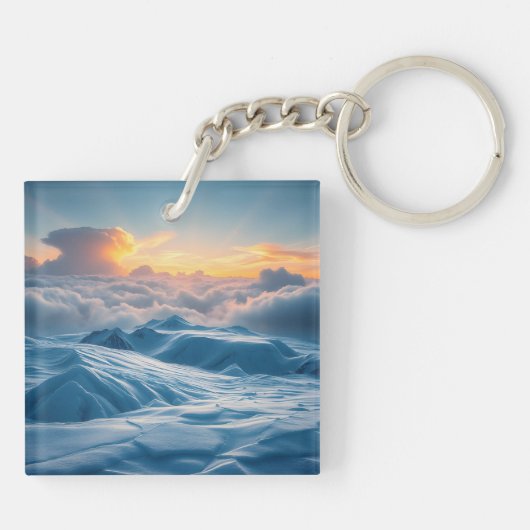  paard met cowboy pet sleutelhanger (Achterkant)