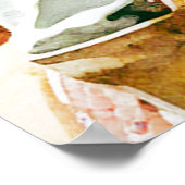  paard met cowgirl pet poster (Hoek)