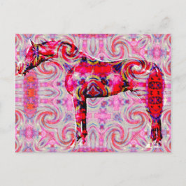 paard met een andere kleur briefkaart