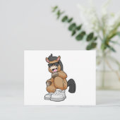 Paard met grote Schoenen Briefkaart (Staand voorkant)
