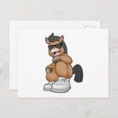 Paard met grote Schoenen Briefkaart (Voorkant / Achterkant)