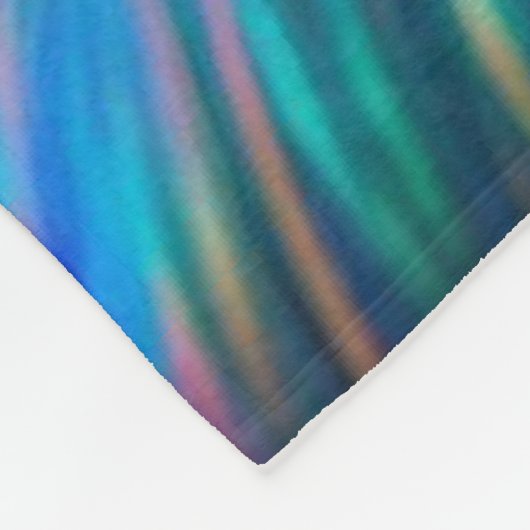 Paard met iriserende kenmerken fleece deken (Hoek)