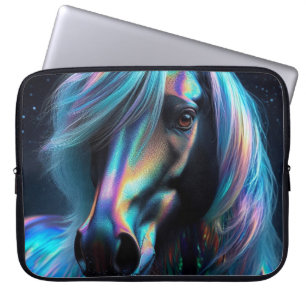 Paard met iriserende kenmerken laptop sleeve