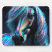 Paard met iriserende kenmerken muismat (Voorkant)