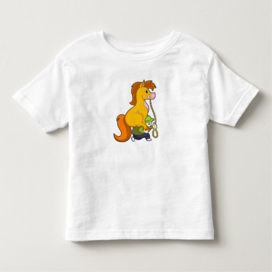Paard met Jongen.PNG Kinder Shirts (Voorkant)