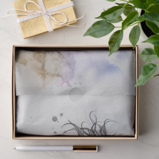 Paard met kasteel 1 Decoupage papier (Geschenk)