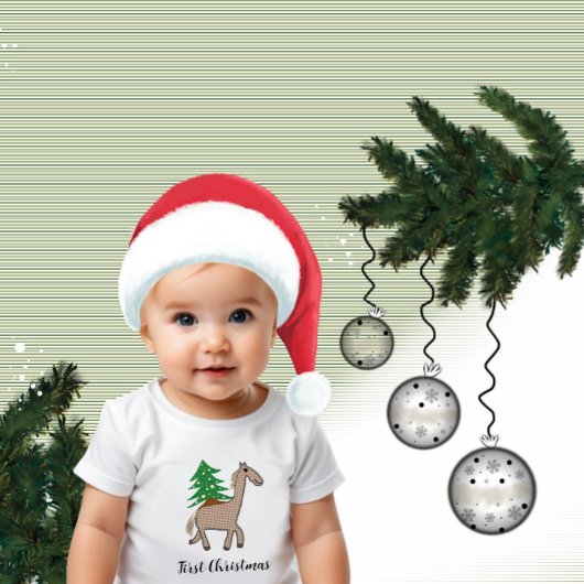 Paard met kerstboom romper