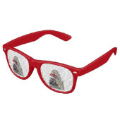 Paard met kerstmuts retro zonnebril (Gekanteld)
