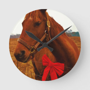 Paard met Rode Boog Ronde Klok